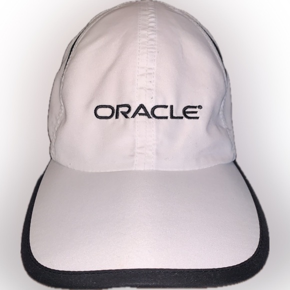 Oracle Racing White Black Cap Hat Mesh Inserts Adjustable Wicking Lightweight OS - Picture 6 of 9